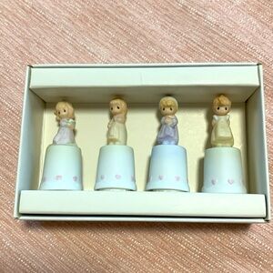 Four Seasons Series: 1985 Precious Moments Limited Edition Thimbles (Set of 4)